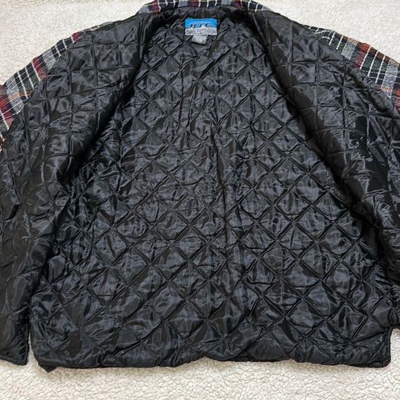 BTC Bay Trading Company Quilted Plaid Flannel Jacket Men’s Size XL - Picture 4 of 6
